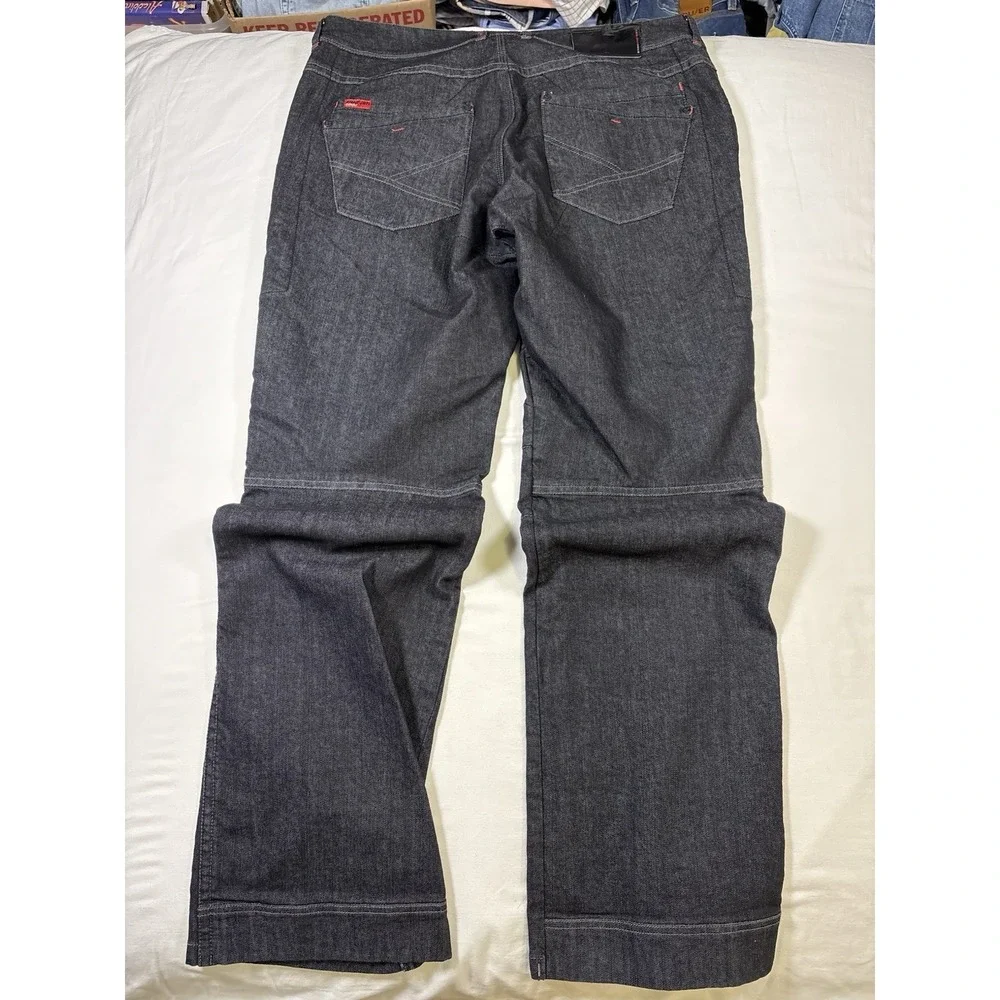 Can-Am Spyder DC Series Black Motorcycle Riding Jeans Mens Size 40 BRP Denim